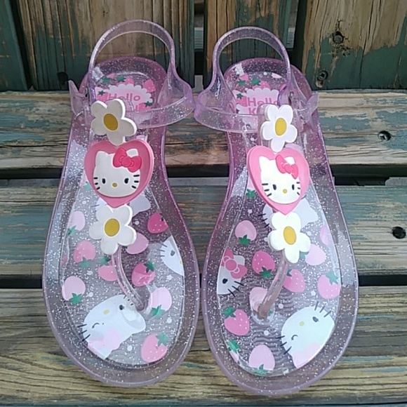 hello kitty jelly shoes